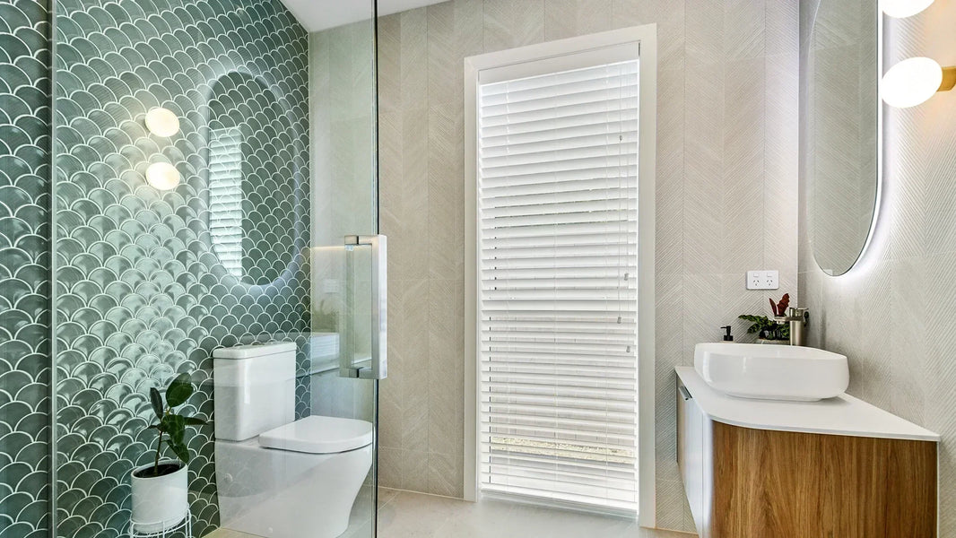 What type of blinds are good for the bathroom?-The Interiors Group